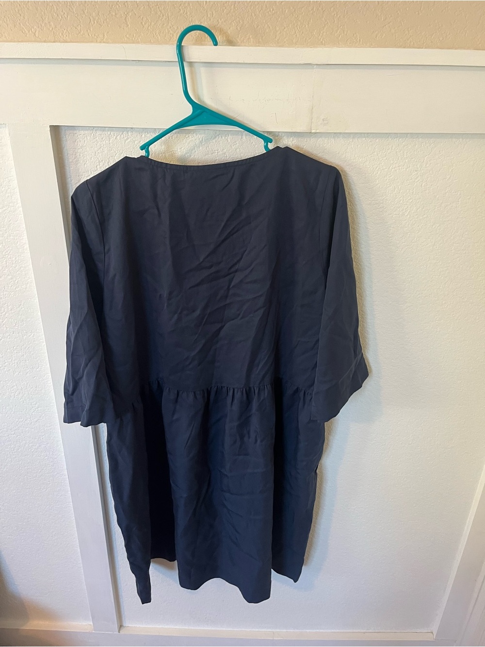 La Relaxed Women's Xl Vivian Navy Shift Dress Nwt — image 7 of 8